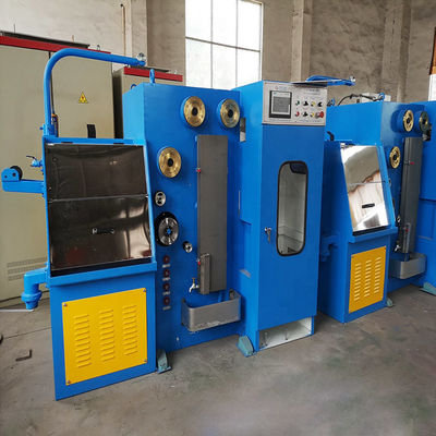 Good price Mechanical Fine Copper Wire Drawing Machine With Continuous Annealer Maker 30m/S online